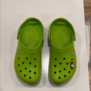 Green Crocs Clogs